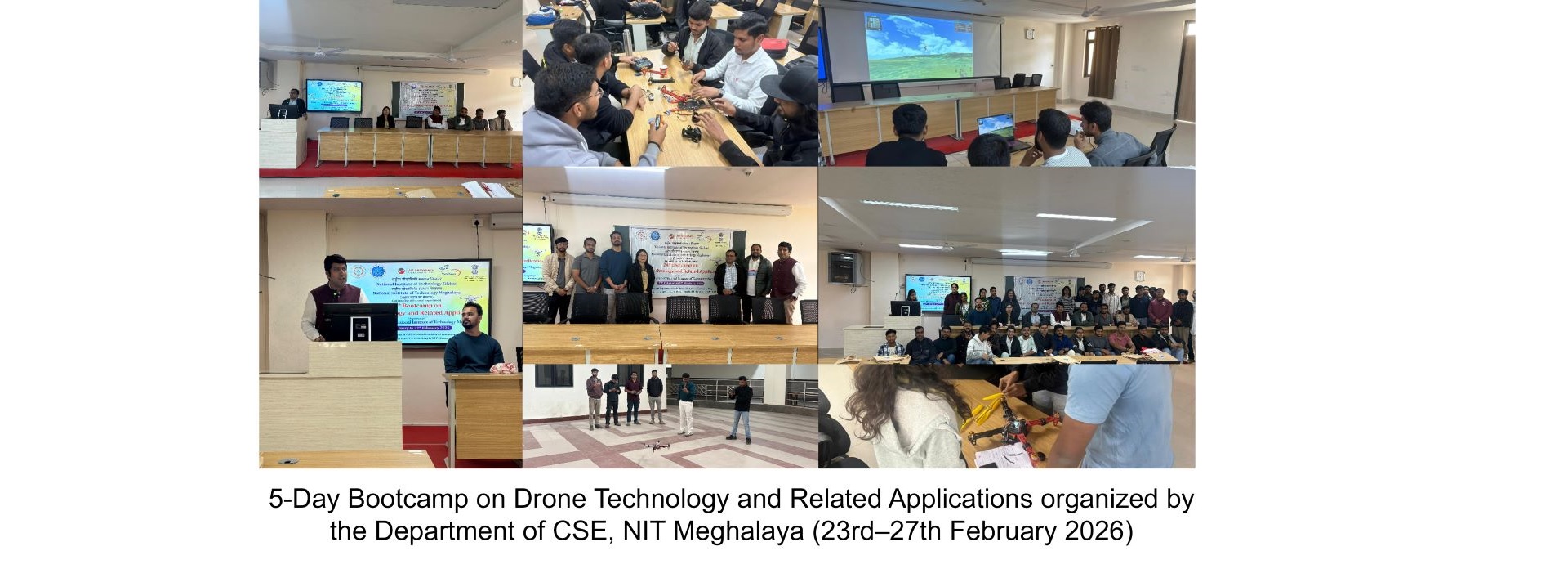 Bootcamp on Drone Technology and other applications by NIT Meghalaya